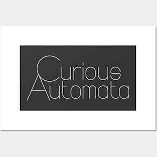 Curious Automata - Light Gray Posters and Art